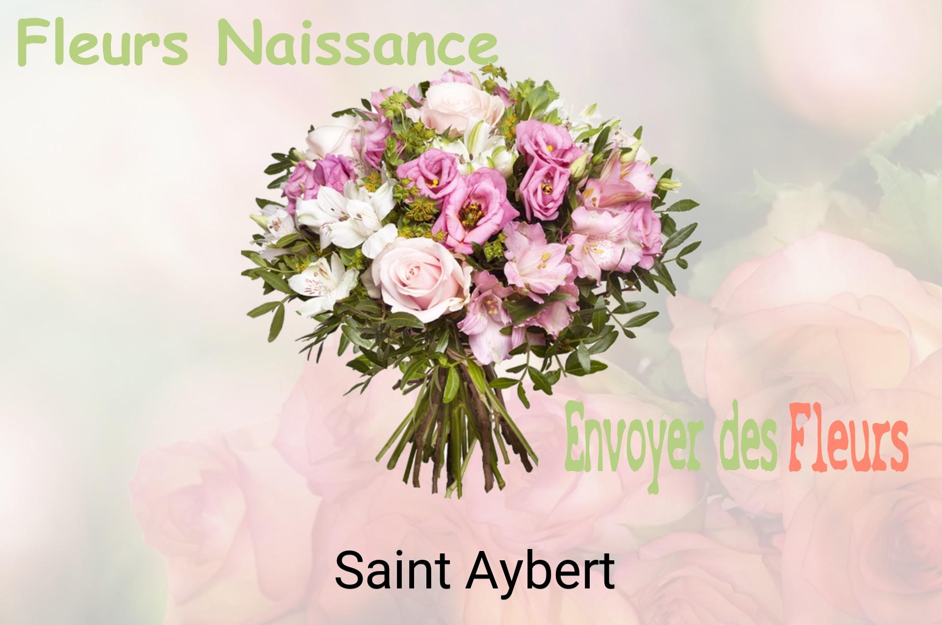 Bouquet de fleurs de naissance livré à Saint-Aybert